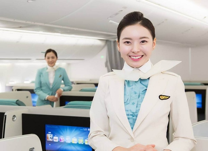 Tiếp viên hàng không của hãng Korean Air