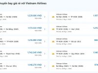Vietnam Airlines đang khai thác những chặng bay nổi bật nào?